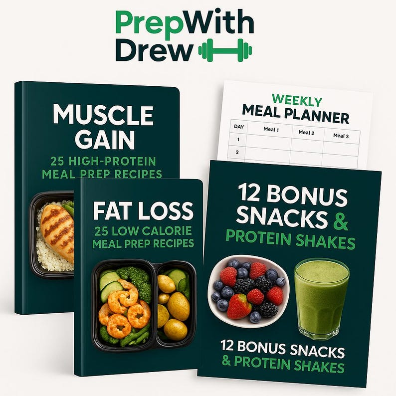 High-Protein Meal Prep Recipes Muscle Gain & Fat Loss Ebook